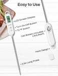 Instant Read Meat Thermometers for Cooking, LCD Display - Sold by RUISHENG E-COMMERCE LIMITED. FBA