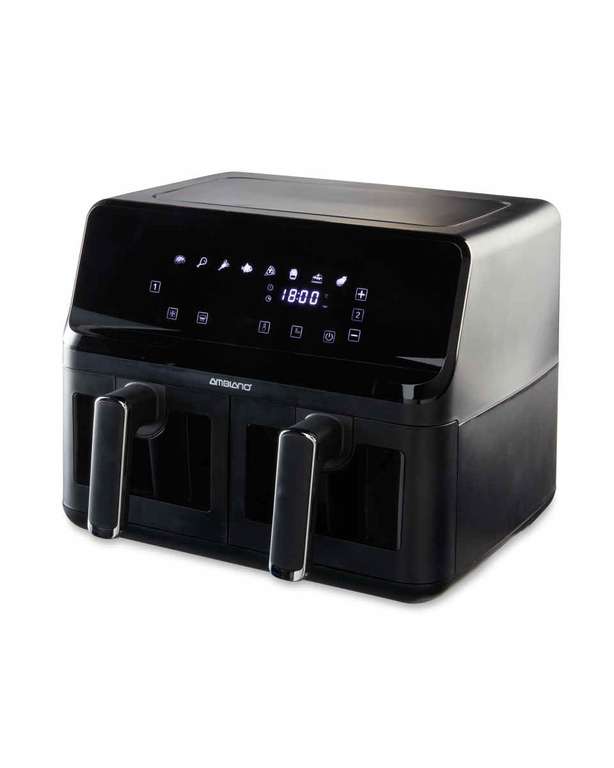 Ambiano Dual Basket Air Fryer 2x4L/touch screen/3 year warranty £89.99 online (pre -order) / in store (23rd April) @ Aldi