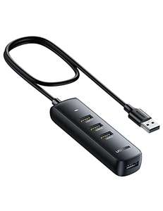 UGREEN USB Hub 3.0, 4-Ports USB Splitter with 1M Long Cable, USB Expansion Data Hub - £8.99 With Voucher @ Ugreen Group / Amazon