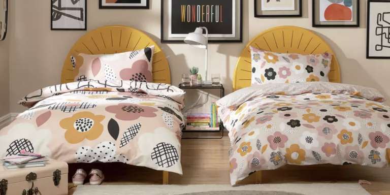 Habitat Twin Pack Floral Bedding Set - Double £8.67 free click & collect at Argos
