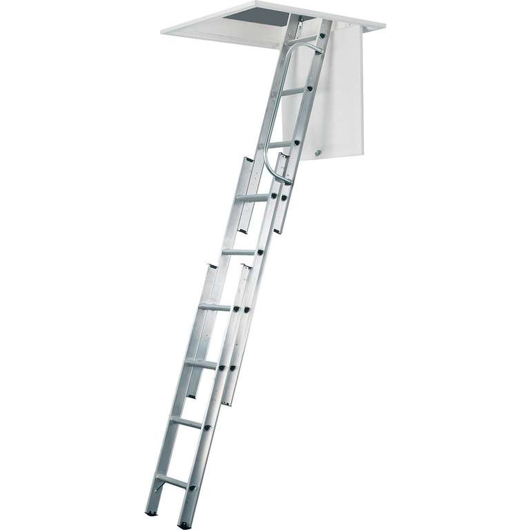 Werner 3 Section Loft Ladder & Handrail - £60.77 delivered (UK Mainland) with code @ eBay / Toolstation