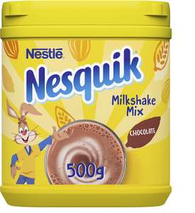 Nesquik Chocolate Flavoured Milkshake Powder (500g) - £2.15 / £1.94 Subscribe & Save @ Amazon