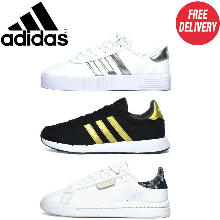 Adidas Womens Casual Fashion Trainers + Free Delivery using Code