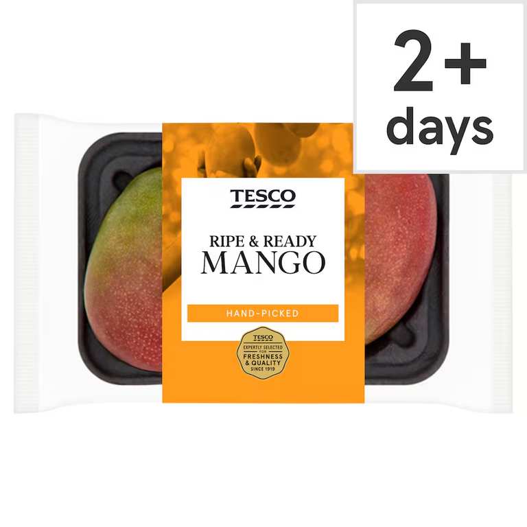 Tesco Perfectly Ripe Mango Twin Pack - Clubcard Price