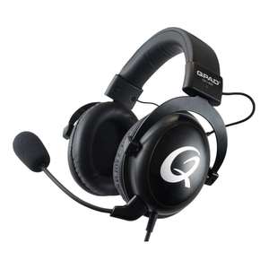 QPAD QH-92 High End Stereo Gaming Headset, Closed Ear, Noise Cancelling detachable Microphone, Multiplatform