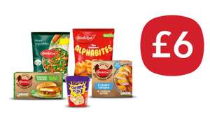 £6 Freezer Filler Deal from 4th - Birds Eye 4 Chicken Burger, 2 Crispy Chicken, Mixed Veg, Alphabites & Creme Egg Tub (£5 member) @ Co-op