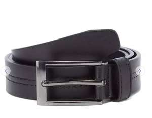 Black Faux Leather Centre Stitch Belt - L £1 @ Argos Free click and collect