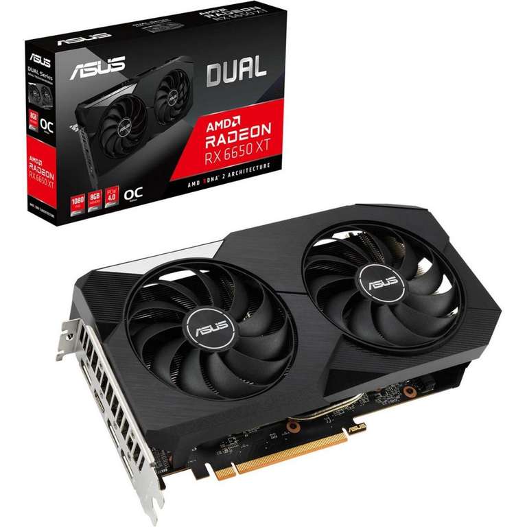 Asus AMD Radeon DUAL RX6650 XT OC 8GB Graphics Card - £257.30 Delivered Using Code @ TechNextDay