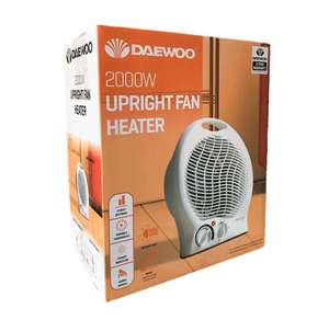 Daewoo Upright 2000w Fan Heater In Chester