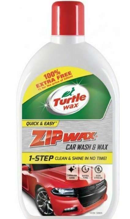 Turtlewax Zip Wax Car Wash & Wax 1Ltr - £1.35 with free collection @ Euro Car Parts