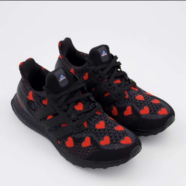 ADIDAS Black Heart Patterned Ultra Boost 5 Trainers - £79.99 + Free Click & Collect @ TK Maxx