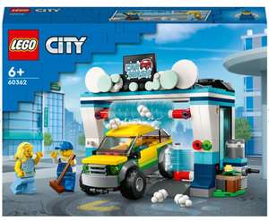 LEGO City 60362 Carwash Set with Toy Car Wash and Car