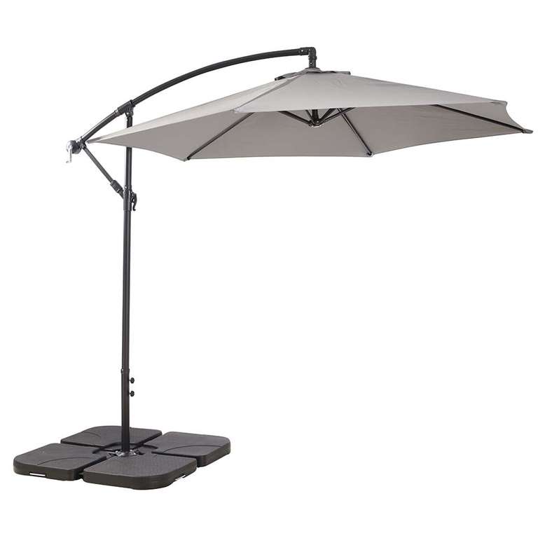 Wilko Overhanging Parasol Grey 3m £60 + Free collection (Limited Stock) @ Wilko