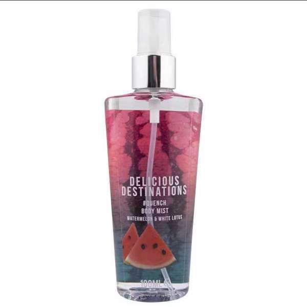 Delicious Destinations Quench Watermelon & White Lotus Body Mist 100ml + Free Click & Collect (Stock at Selected Stores)