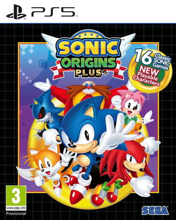 Sonic Origins Plus PS5 or PS4 Sold by Sega game store