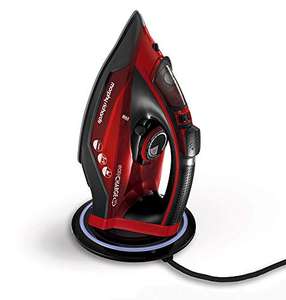 Morphy Richards 303250 Cordless Steam Iron easyCHARGE 360 Cord-Free, 2400 W, Red/Black £28.99 @ Amazon