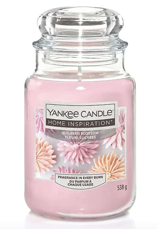 Yankee Candle Home Inspirations Sugared Blossom Large Jar - £10 (free Collection or £2.95 Delivered) @ Asda George