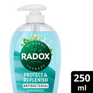 Radox Replenishing & Antibacterial Handwash 250ml 88p @ Superdrug free collection