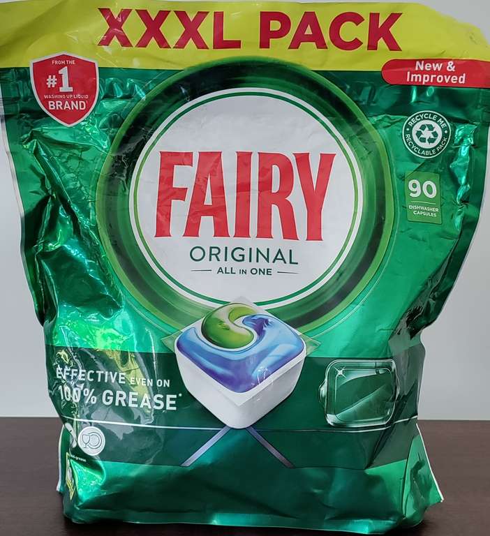 Fairy Original all-in-one dishwasher capsules xxxl pack of 90 - Mold