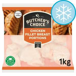 1kg Butcher's Choice Chicken Breast Fillet Portions instore at Hartlepool