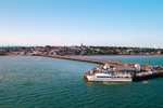 2 Kids per adult travel free during school holidays inc May on Isle of Wight Ferries - day return (foot passenger)