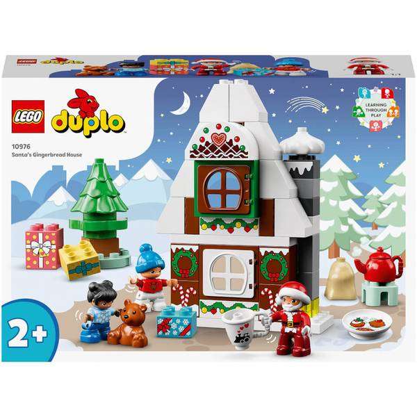 LEGO DUPLO Santa's Gingerbread House Toy for Toddlers (10976) £9.99 with code + free delivery @ IWOOT