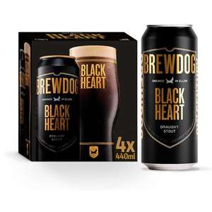 Brewdog Black Heart Stout 4 X 440 Ml Clubcard price