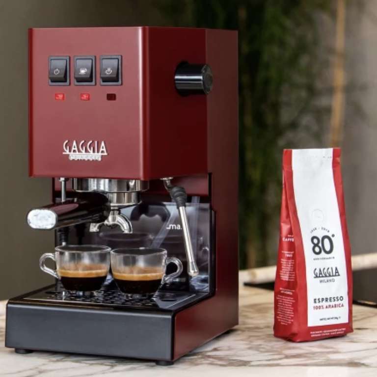 Gaggia New Classic Red Coffee machine with BLC code