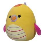 Squishmallows SQCR05375 7.5-Inch-Leif The Yellow Seadragon with Striped Belly