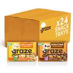 Graze - Lively Lemon & Honeycomb Oat Flapjacks, Vegetarian Healthy Snacks £15.29 @ Amazon / Sold by Graze Official