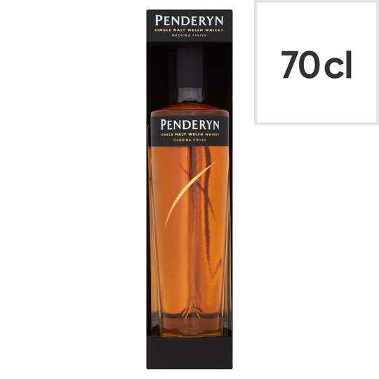 Penderyn Welsh Single Malt Whisky Madeira Cask Finish 46% - 70cl - £26 Clubcard Price @ Tesco