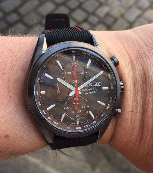 Seiko Gents Macchina Sportiva Solar Watch SSC777P1 - £201.70 @ Amazon