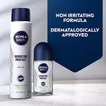 NIVEA MEN Sensitive Protect Anti-Perspirant Deodorant Spray (250ml), Men's Deodorant with 48H Sweat and Odour Protection - Pack of 6
