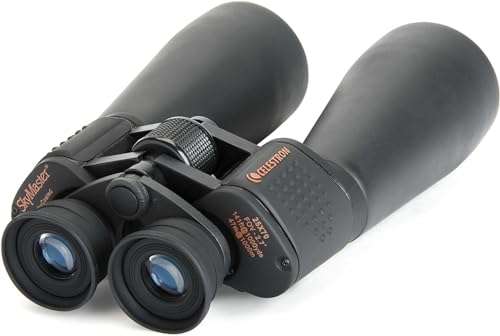 Celestron 71008 SkyMaster 25x70mm Porro Prism Binoculars with Multi-Coated Lens, BaK-4 Prism Glass and Carry Case, Black
