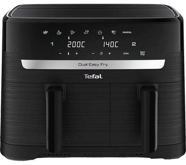 TEFAL 8.3L Easy Fry 2700W Dual Air Fryer EY201N