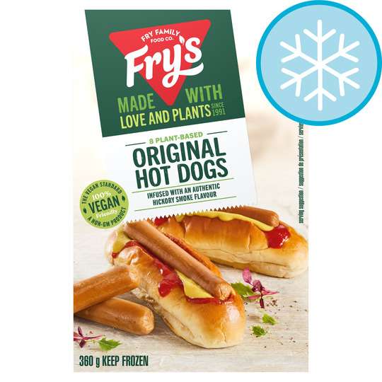 Fry's Meat Free original hotdogs/chicken style Burgers - Clubcard price