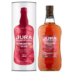 Jura red wine cask finished whisky 1l - £20 in-store Sainsbury's Flint
