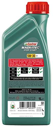 CASTROL MAGNATEC 5W-30 1L £6.80 @ Amazon