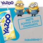 YAZOO Banana or chocolate No Added Sugar Milkshake Milk Drink 6 x 200ml (Pack of 5) total 30 - £8.75 @ Amazon