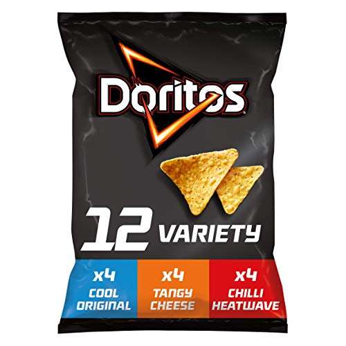 Doritos Variety 12 Multipack Vegetarian Tortilla Chips (£2.70 on subscribe and save)