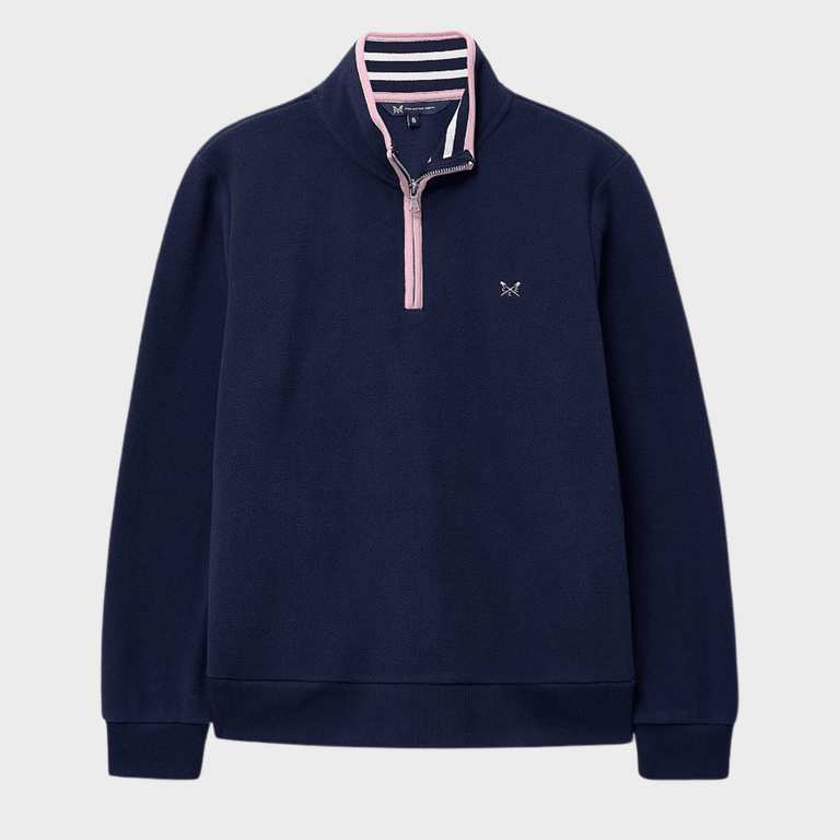 Women's Crew Clothing Company ¼ Zip Fleece (Sizes XS - XL / Various Colours) - Free Delivery £20+ W/code