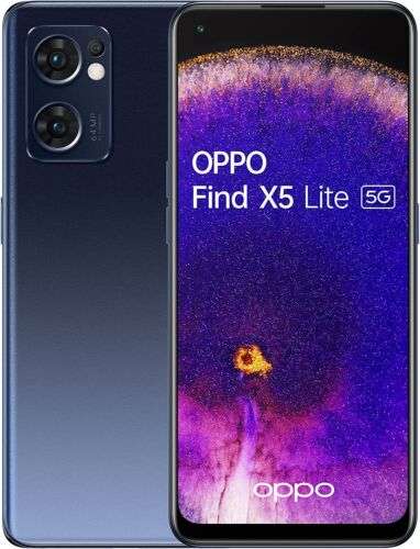 Oppo Find X5 Lite 5G (Opened Never Used) in Starry Black - 256gb/8gb, AMOLED Screen - £175.91 (UK Mainland) @ cheapest_electrical / eBay