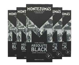 Montezumas absolute black 100% dark chocolate 12x90g £21.99 + £1.95 delivery @ Dolphin Fitness