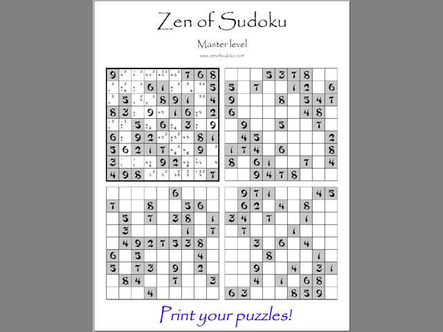 Zen Of Sudoku PC Steam