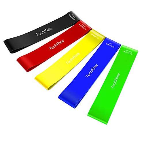 TechRise Resistance Bands [Set of 5] £5.99 @ Dispatches from Amazon Sold by TECKNET