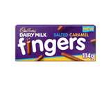 Cadbury's salted caramel fingers 114g Langley Mill store, Derbyshire