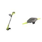 Ryobi OLT1832 ONE+ Cordless Grass Trimmer, 25-30cm Path + Double Serrated Blades Head (Bare Tool)