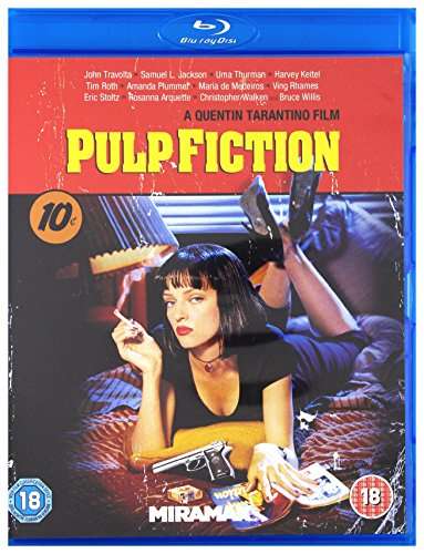 Used Very Good: Pulp Fiction Blu Ray With Code