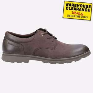 Hush Puppies MEMORY FOAM Trevor Leather Mens Lace Up Comfort Derby Shoes Brown - £34.99 @ expresstrainers eBay