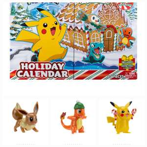 Pokémon holiday 24 day advent calender - 16 2-inch Battle Figures and eight accessories - free C&C